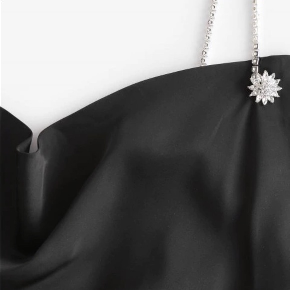 ✨Rhinestone Chain Satin Dress ✨ - Picture 2 of 3